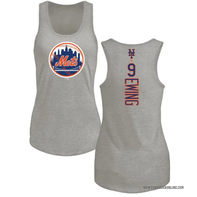 A.J. Ewing Women's Ash New York Mets Backer Tank Top -