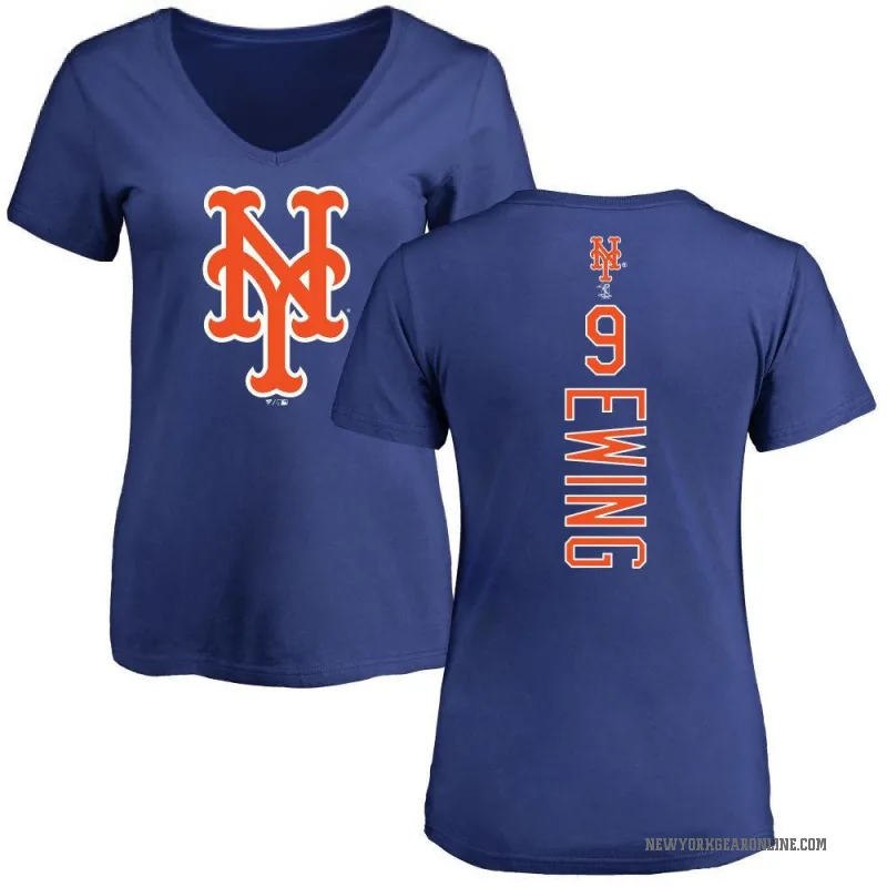 A.J. Ewing Women's Royal New York Mets Backer Slim Fit T-Shirt -