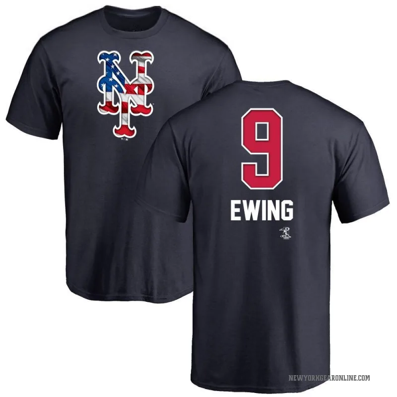 A.J. Ewing Youth Navy New York Mets Name and Number Banner Wave T-Shirt -