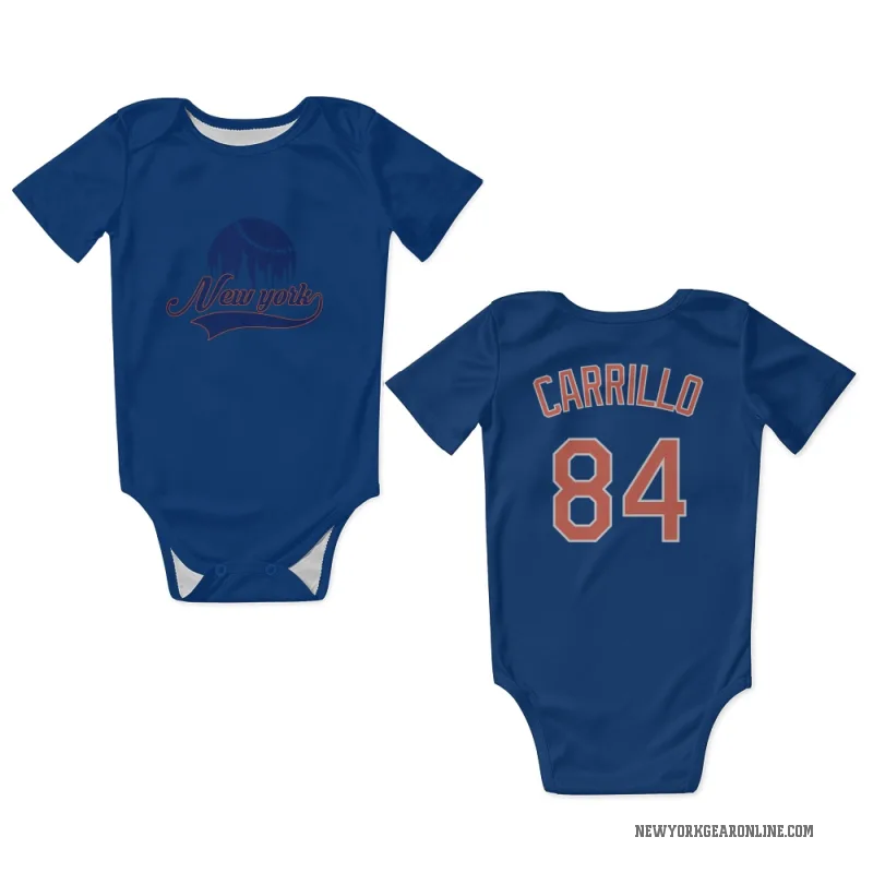 Alejandro Carrillo  Royal New York Mets  Newborn & Infant Bodysuit