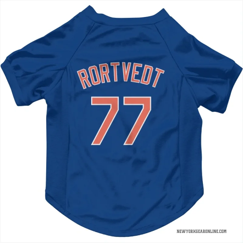 Ben Rortvedt  Royal New York Mets  Cat & Dog Pet Jersey