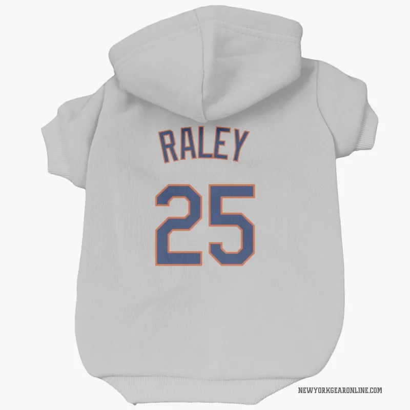 Brooks Raley  Gray New York Mets  Cat & Dog Pet Hoodie