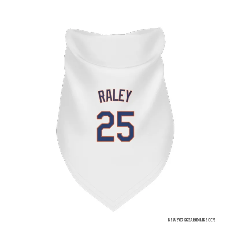 Brooks Raley  White New York Mets  Cat & Dog Pet Bandana