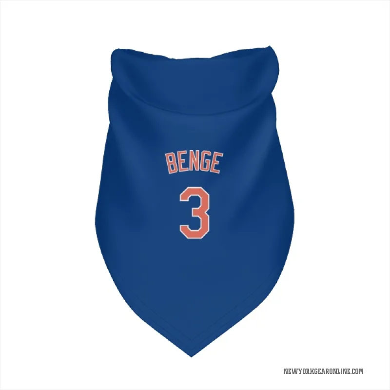 Carson Benge  Royal New York Mets  Cat & Dog Pet Bandana