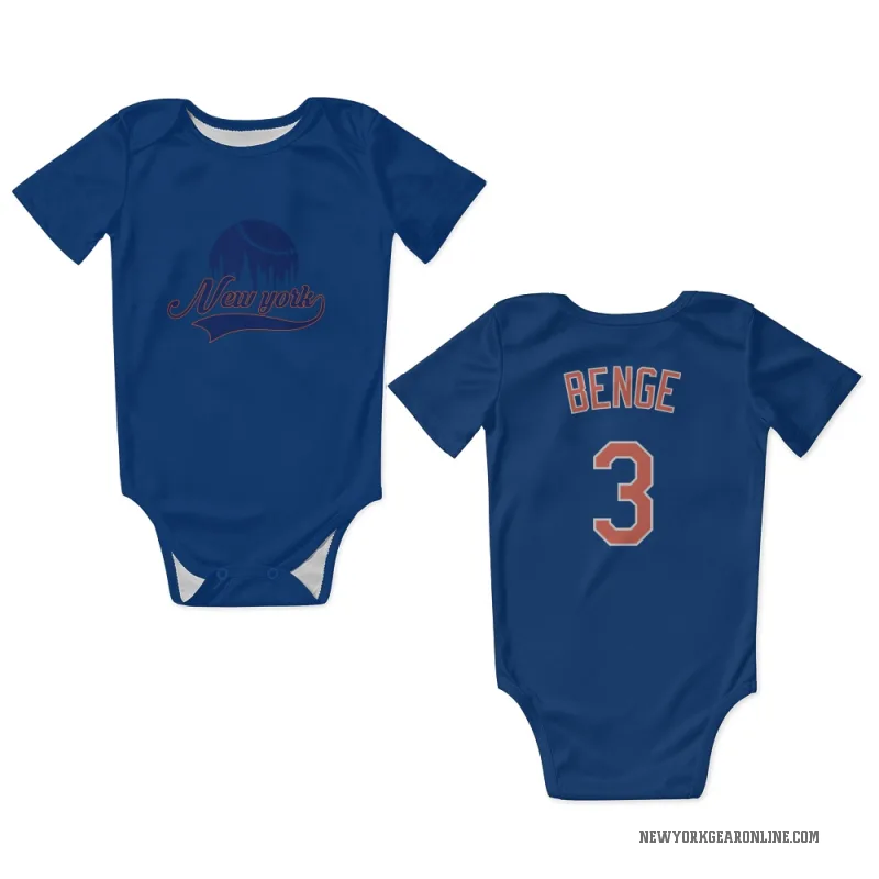 Carson Benge  Royal New York Mets  Newborn & Infant Bodysuit