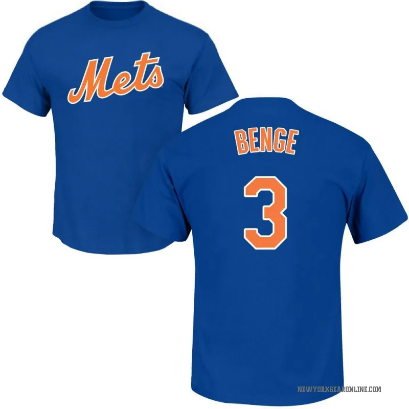 Carson Benge Youth Royal New York Mets Roster T-Shirt -