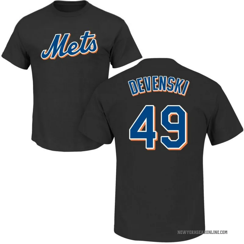 Chris Devenski Youth Black New York Mets Roster T-Shirt -