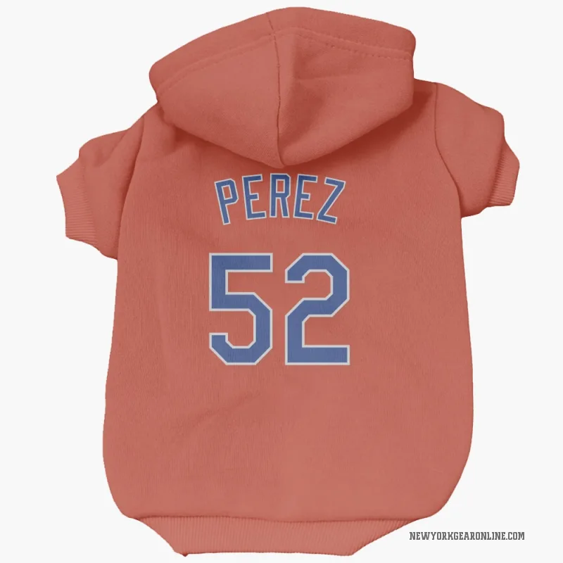 Cionel Perez  Black New York Mets  Cat & Dog Pet Hoodie