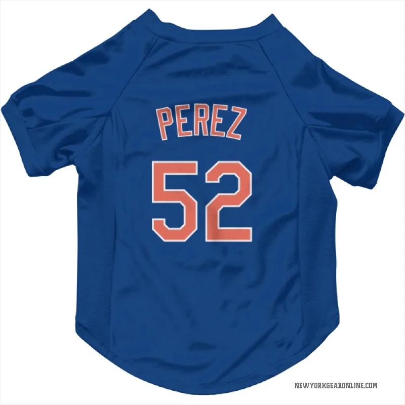 Cionel Perez  Royal New York Mets  Cat & Dog Pet Jersey