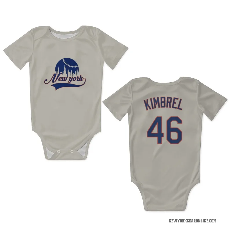 Craig Kimbrel  Cream New York Mets  Newborn & Infant Bodysuit