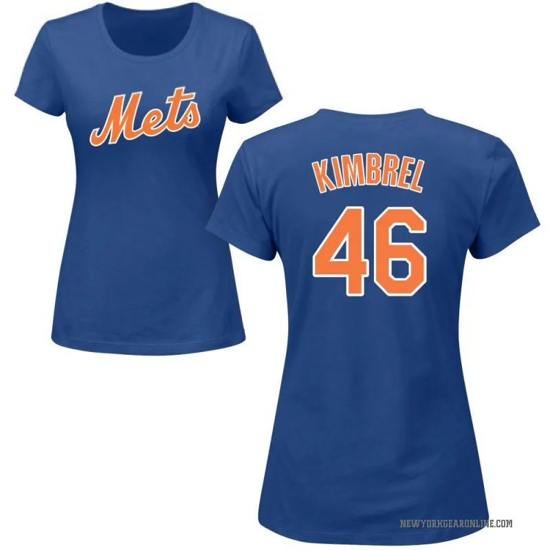 Craig Kimbrel Women's Royal New York Mets Roster T-Shirt -