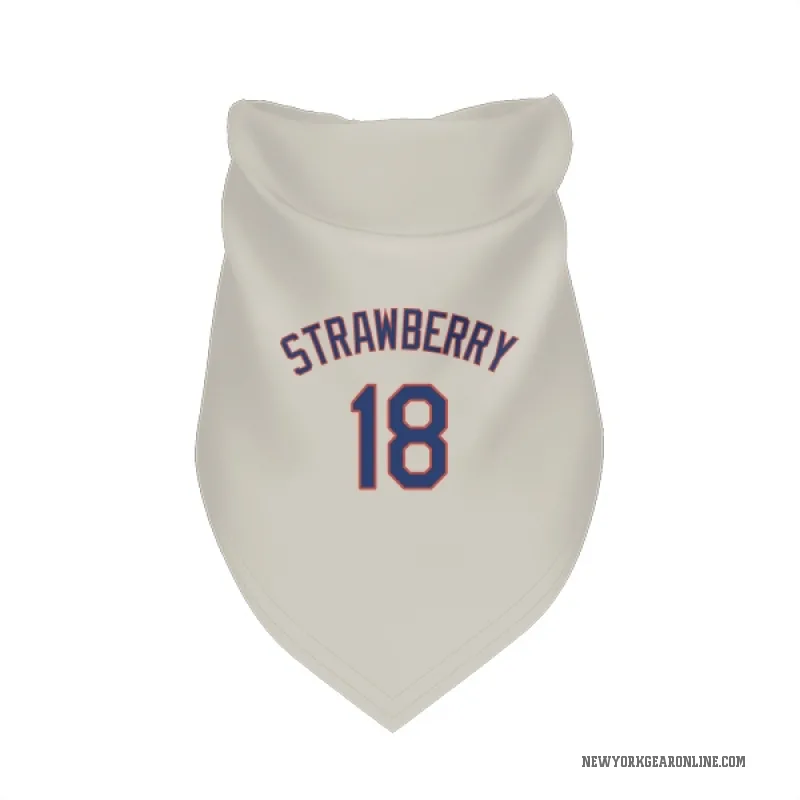 Darryl Strawberry  Cream New York Mets  Cat & Dog Pet Bandana