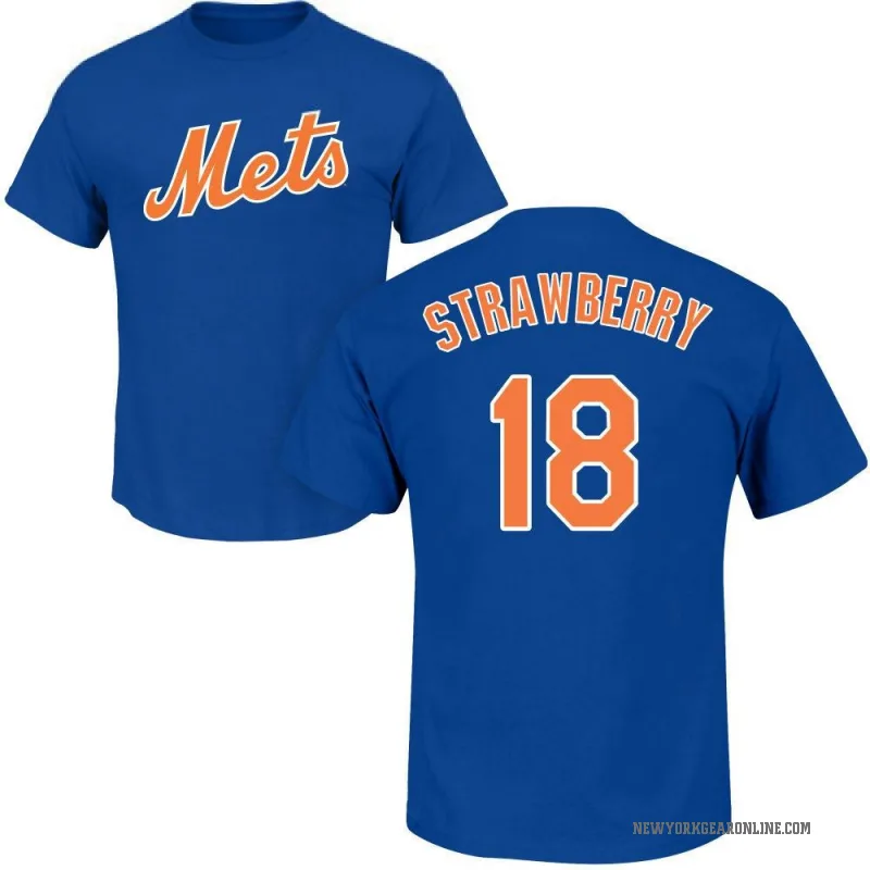 Darryl Strawberry Youth Royal New York Mets Roster T-Shirt -