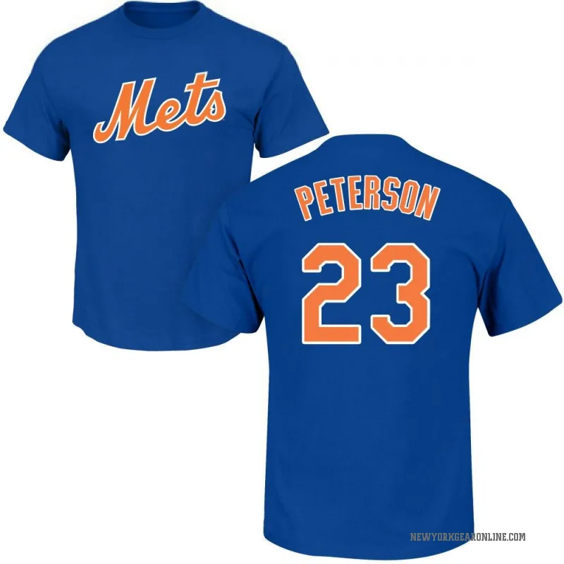 David Peterson Men's Royal New York Mets Roster T-Shirt -