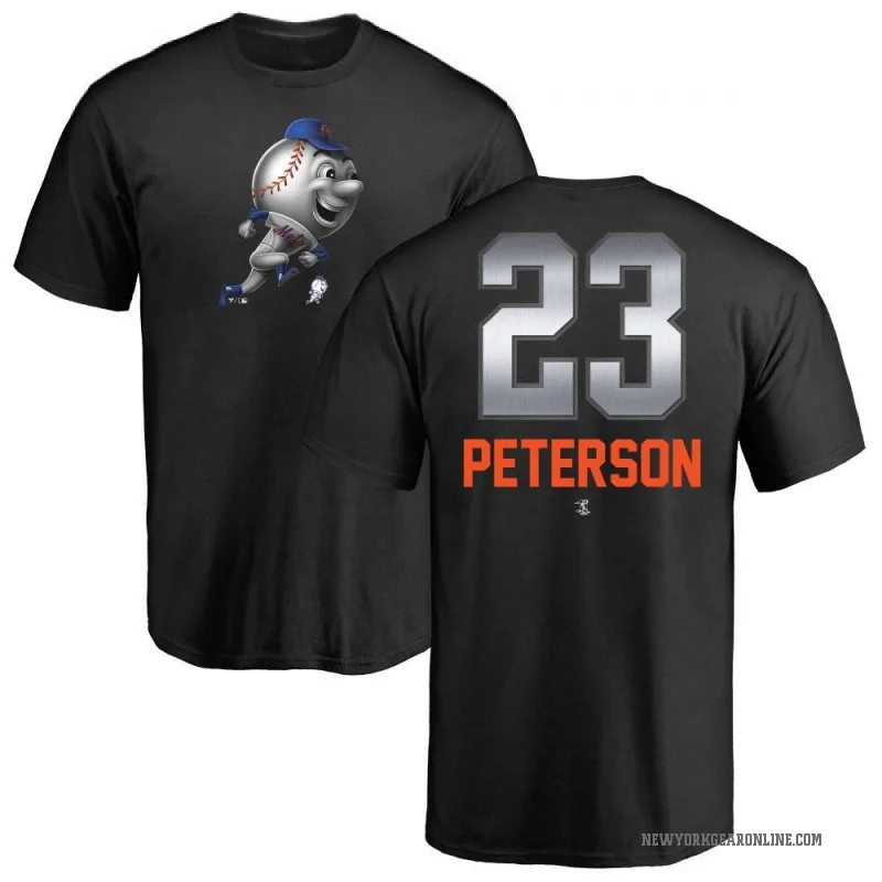 David Peterson Youth Black New York Mets Midnight Mascot T-Shirt -