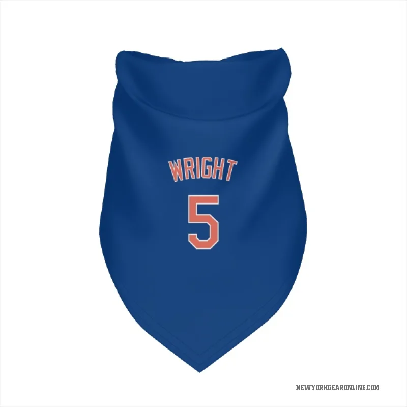 David Wright  Royal New York Mets  Cat & Dog Pet Bandana