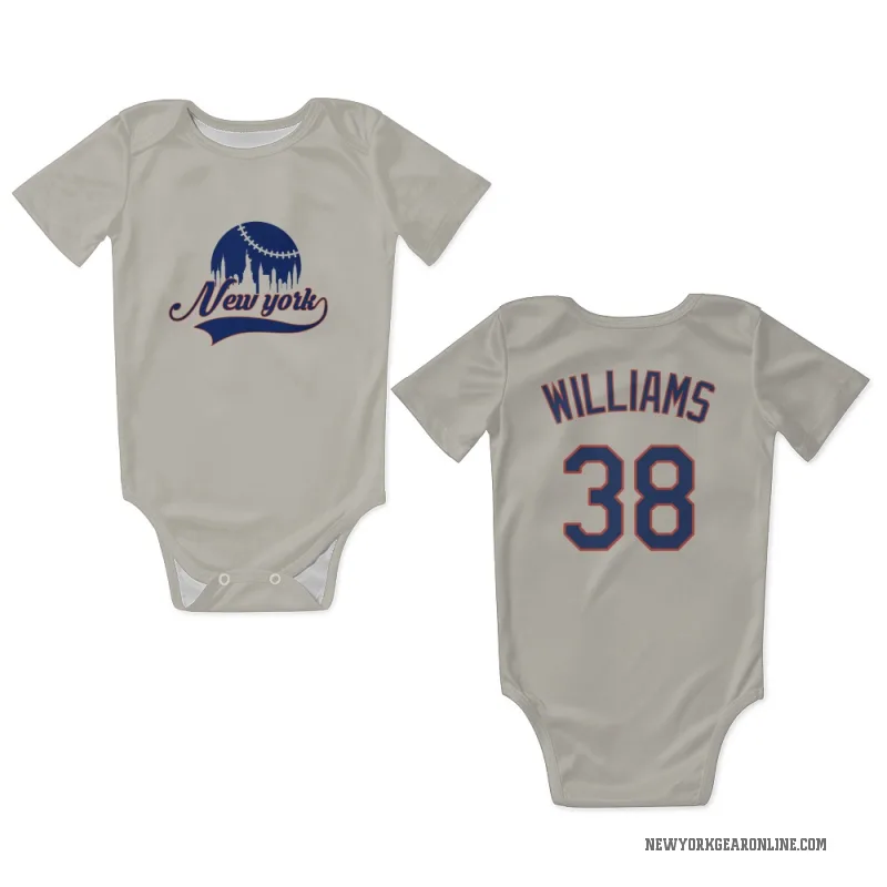 Devin Williams  Cream New York Mets  Newborn & Infant Bodysuit