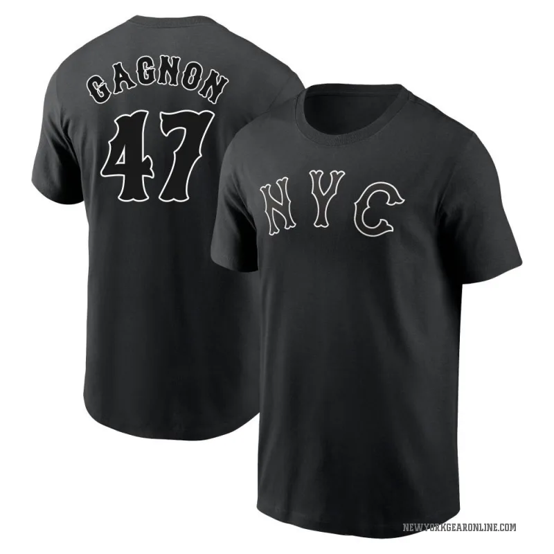Drew Gagnon Men's Black New York Mets 2024 City Connect T-Shirt
