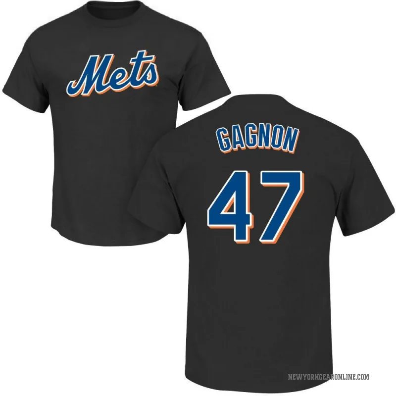 Drew Gagnon Youth Black New York Mets Roster T-Shirt -
