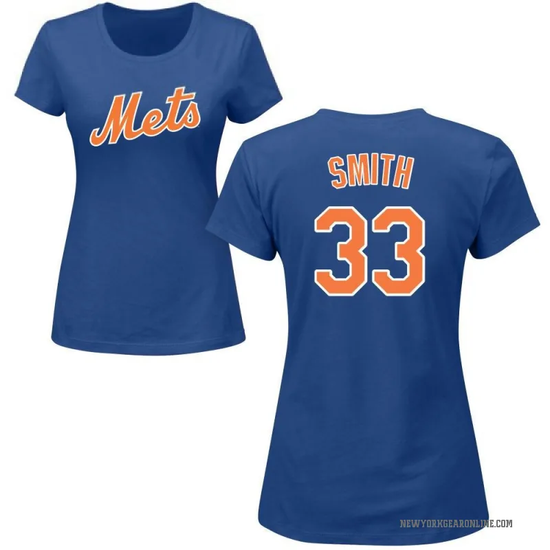 Drew Smith Women's Royal New York Mets Roster T-Shirt -