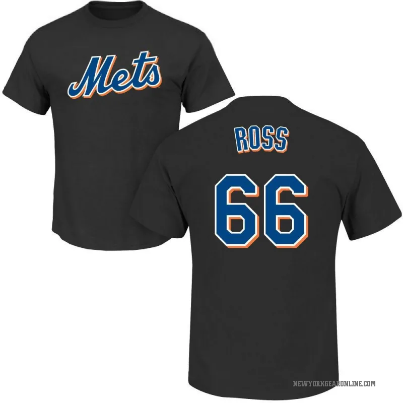 Dylan Ross Men's Black New York Mets Roster T-Shirt -