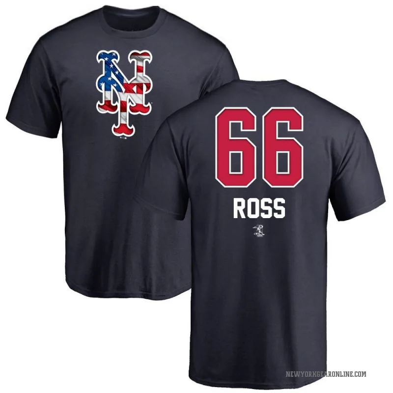 Dylan Ross Youth Navy New York Mets Name and Number Banner Wave T-Shirt -