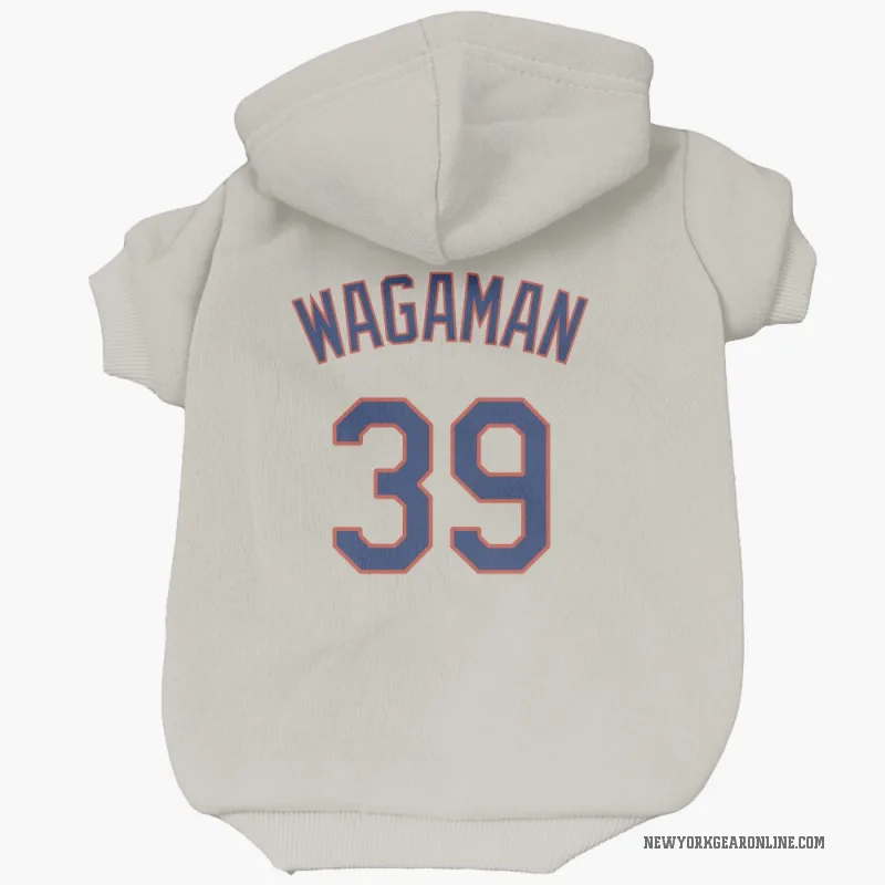 Eric Wagaman Cream New York Mets Cat & Dog Pet Hoodie