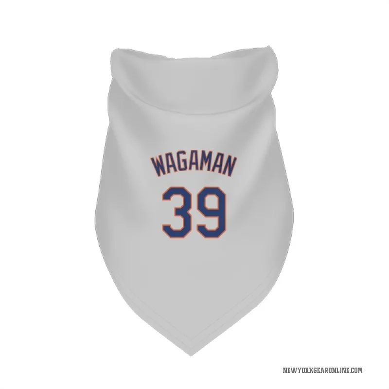 Eric Wagaman Gray New York Mets Cat & Dog Pet Bandana