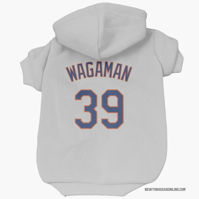 Eric Wagaman Gray New York Mets Cat & Dog Pet Hoodie