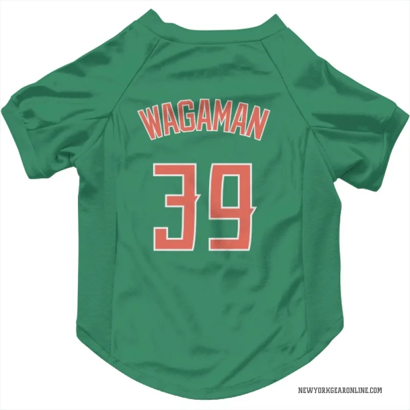 Eric Wagaman  Green New York Mets  Cat & Dog Pet Jersey