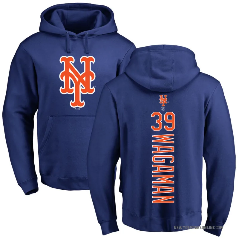 Eric Wagaman Men's Royal New York Mets Backer Pullover Hoodie