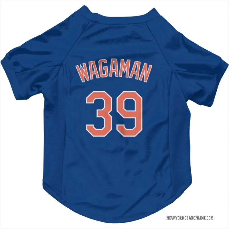Eric Wagaman  Royal New York Mets  Cat & Dog Pet Jersey