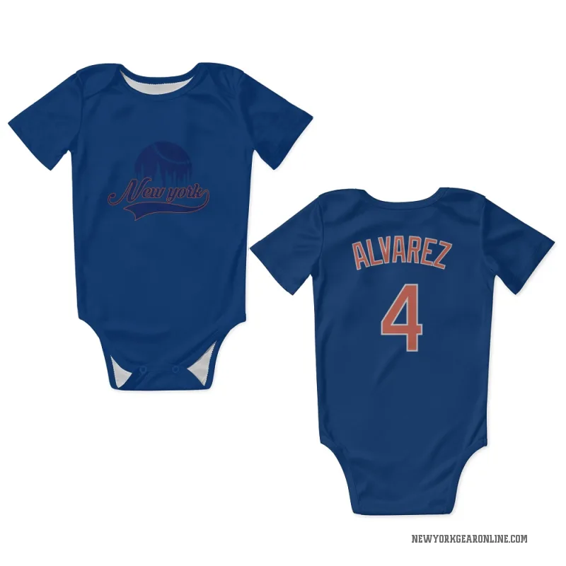 Francisco Alvarez  Royal New York Mets  Newborn & Infant Bodysuit