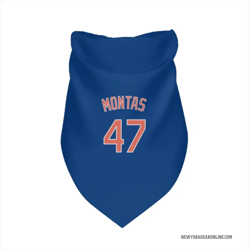Frankie Montas  Royal New York Mets  Cat & Dog Pet Bandana