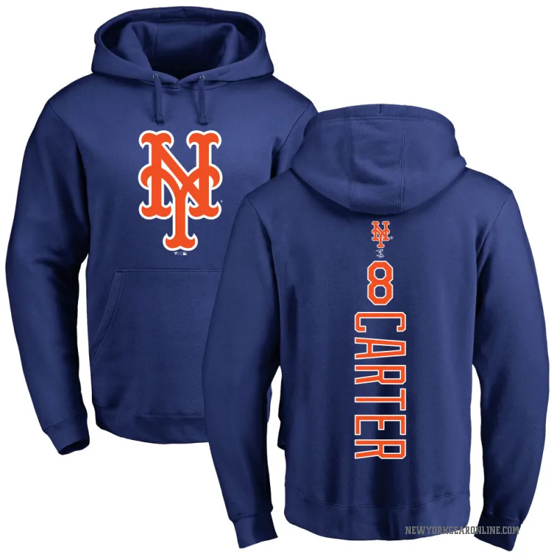 Gary Carter Youth Royal New York Mets Backer Pullover Hoodie
