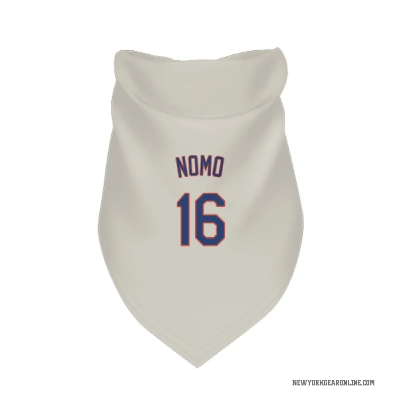 Hideo Nomo  Cream New York Mets  Cat & Dog Pet Bandana