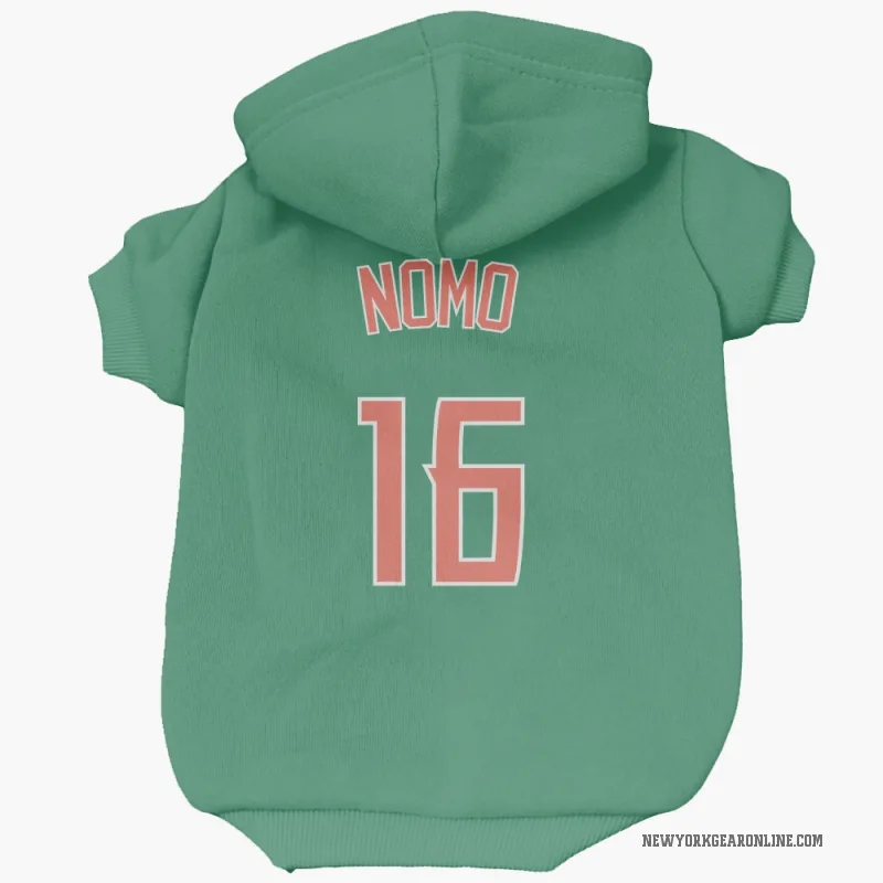 Hideo Nomo  Green New York Mets  Cat & Dog Pet Hoodie