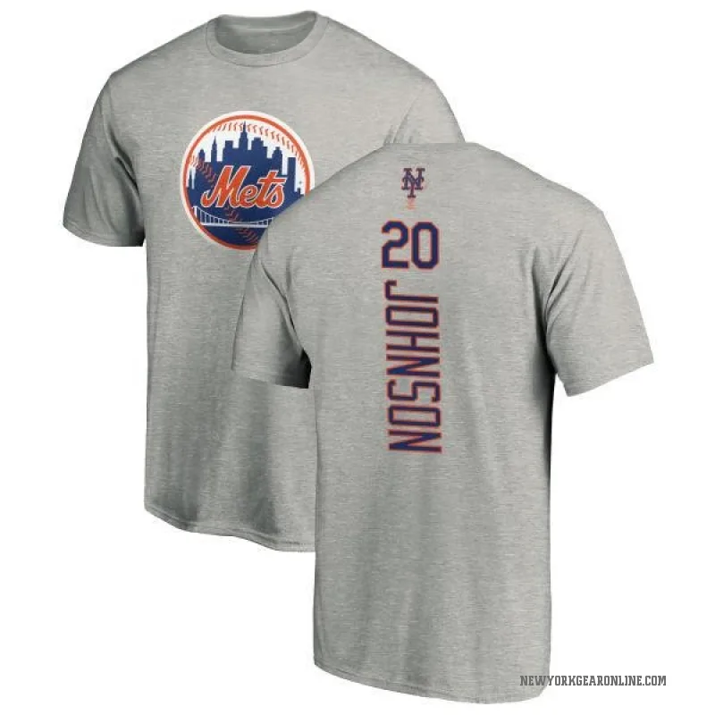Howard Johnson Men's Ash New York Mets Backer T-Shirt -