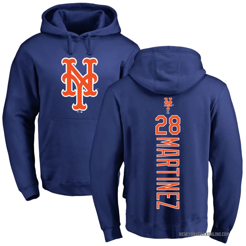 J.D. Martinez Men's Royal New York Mets Backer Pullover Hoodie