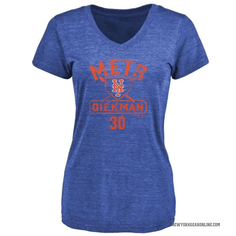 Jake Diekman Women's Royal New York Mets Base Runner T-Shirt -