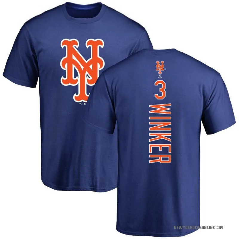 Jesse Winker Men's Royal New York Mets Backer T-Shirt -