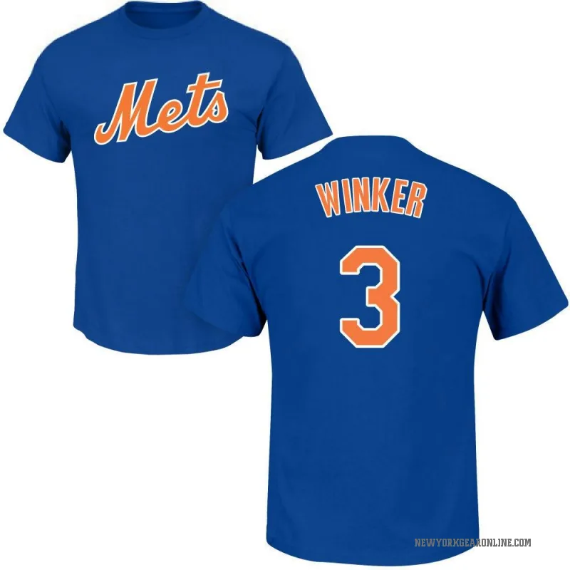 Jesse Winker Youth Royal New York Mets Roster T-Shirt -