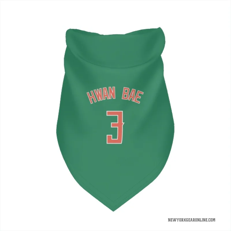 Ji Hwan Bae  Green New York Mets  Cat & Dog Pet Bandana