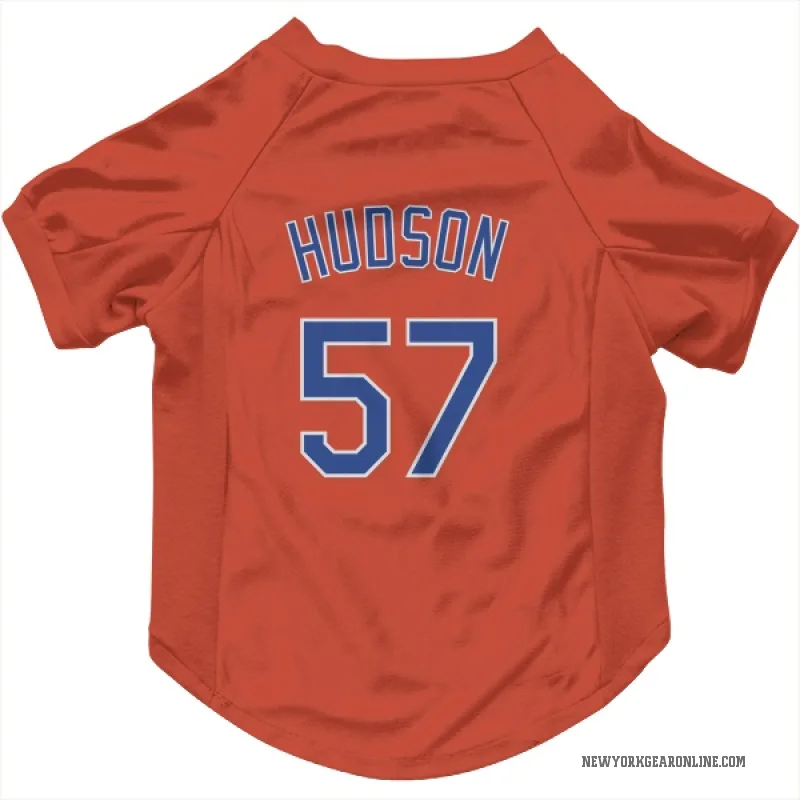 Joe Hudson  Black New York Mets  Cat & Dog Pet Jersey