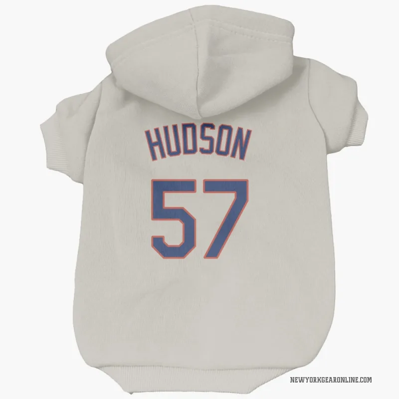 Joe Hudson  Cream New York Mets  Cat & Dog Pet Hoodie