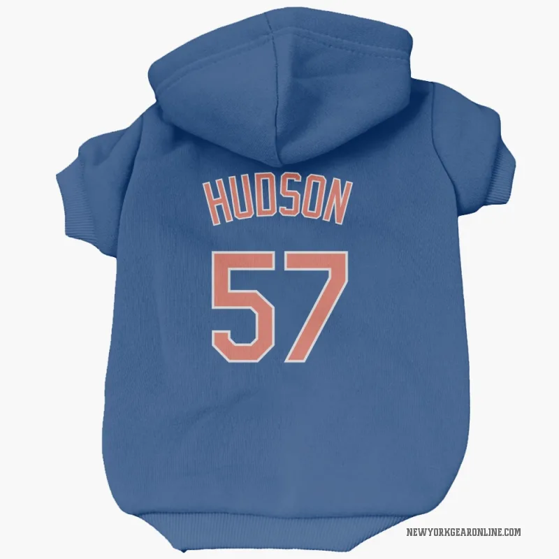 Joe Hudson  Royal New York Mets  Cat & Dog Pet Hoodie