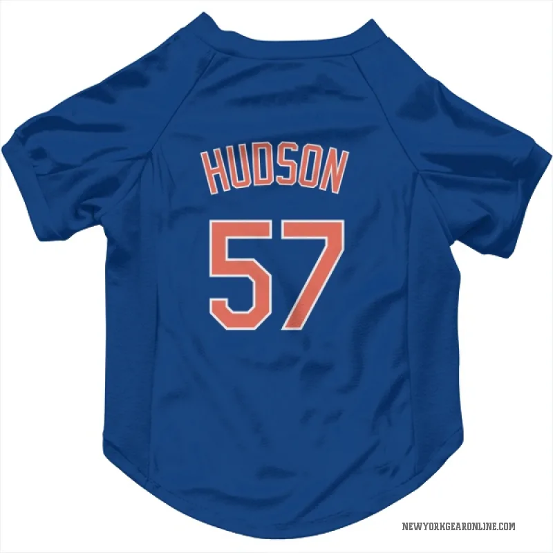 Joe Hudson  Royal New York Mets  Cat & Dog Pet Jersey