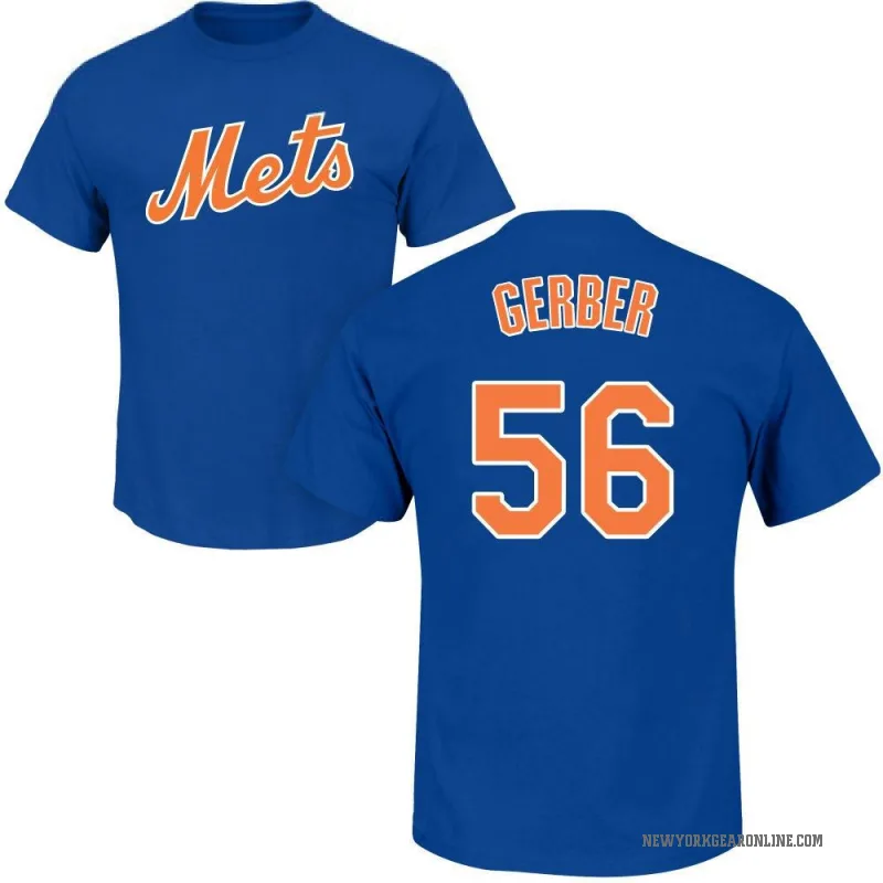 Joey Gerber Men's Royal New York Mets Roster T-Shirt -
