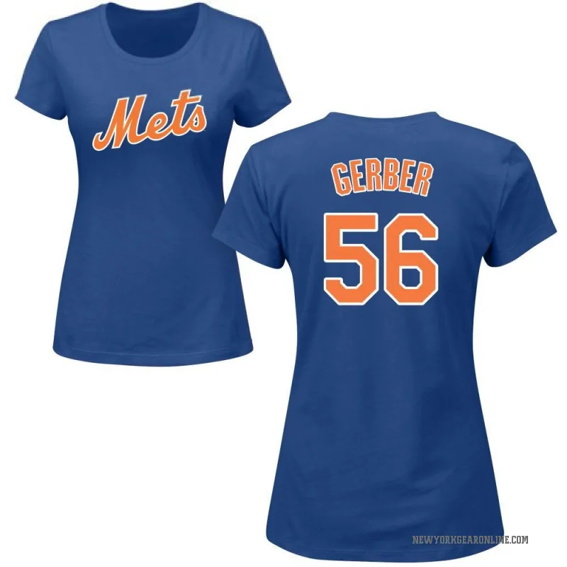Joey Gerber Women's Royal New York Mets Roster T-Shirt -