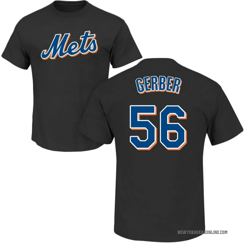 Joey Gerber Youth Black New York Mets Roster T-Shirt -